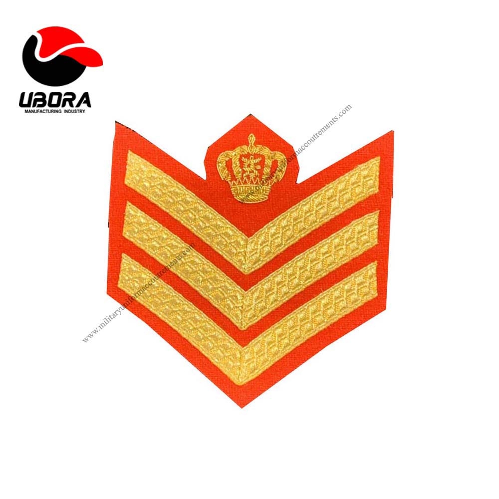 red and gold chevron Grade MY CAPTAIN chevron good quality